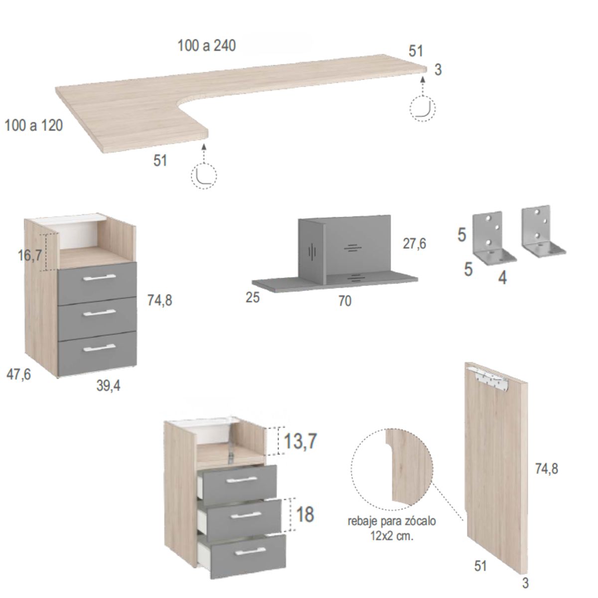 Habitacion juvenil completa JOVEN 1029