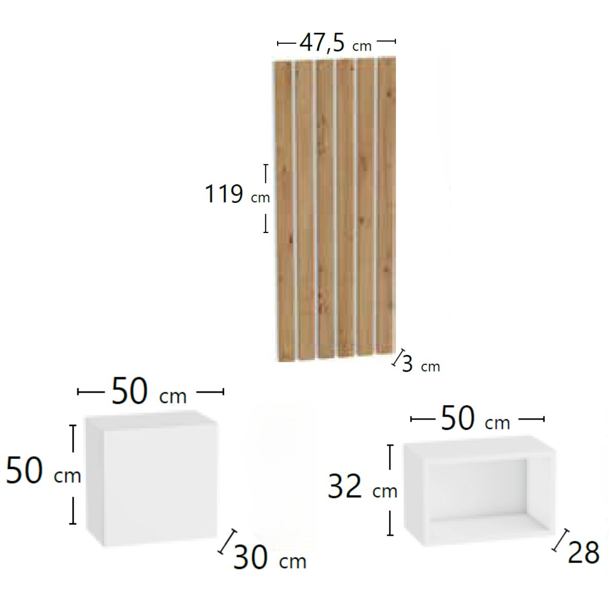 Recibidor de 82 cm 204