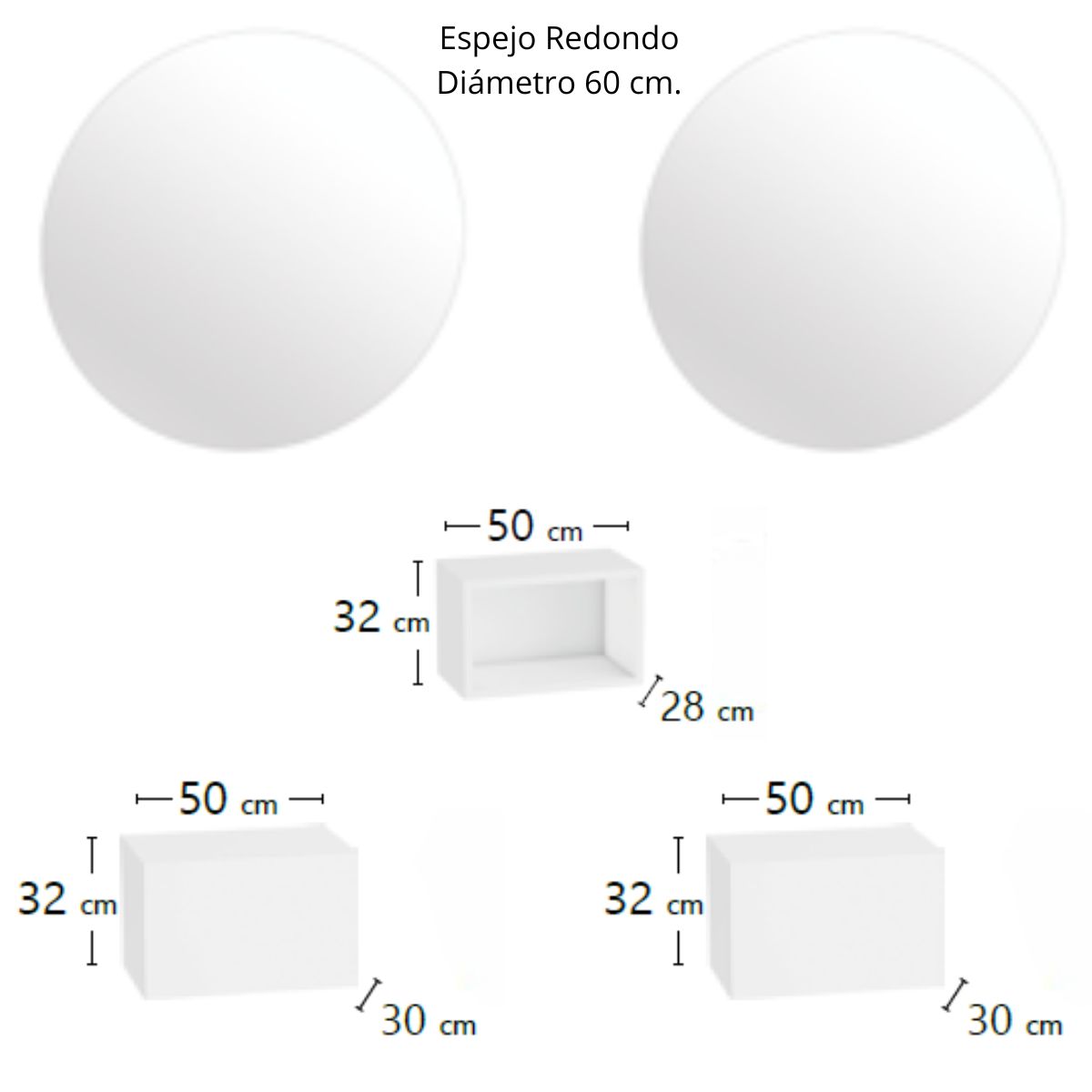 Recibidor de 132 cm 213