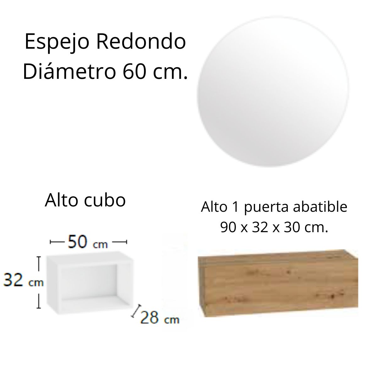 Recibidor de 90 cm 217