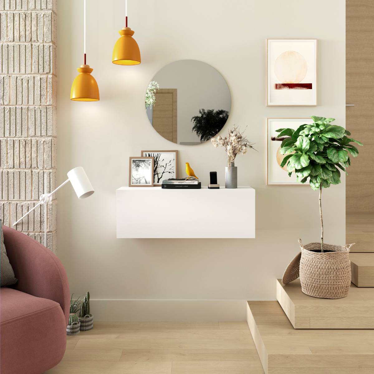 Recibidor de 90 cm 223