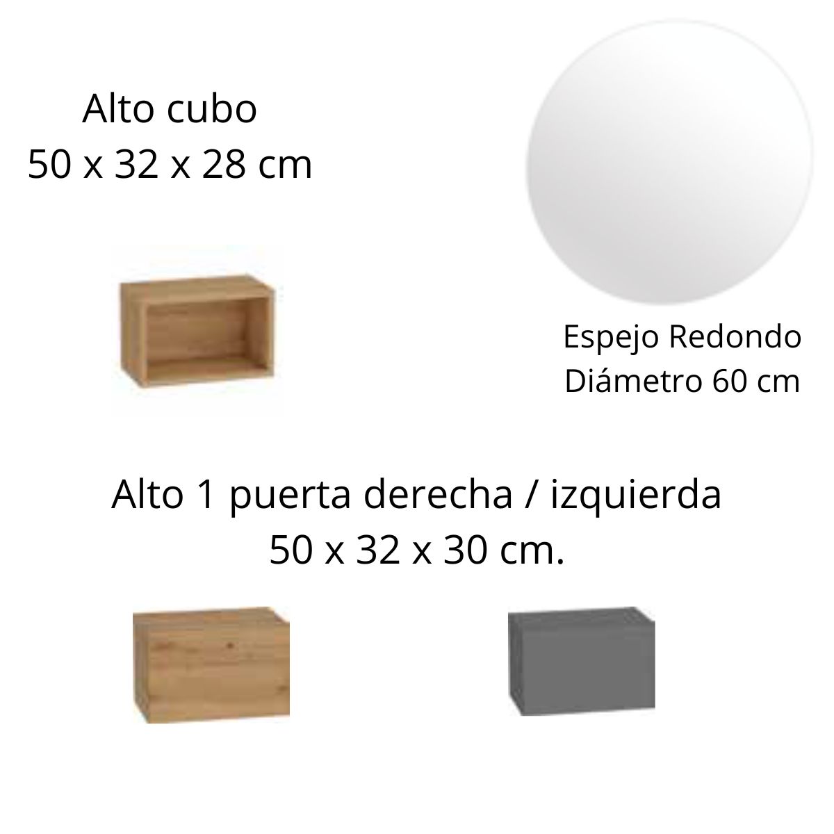 Recibidor de 100 cm 224