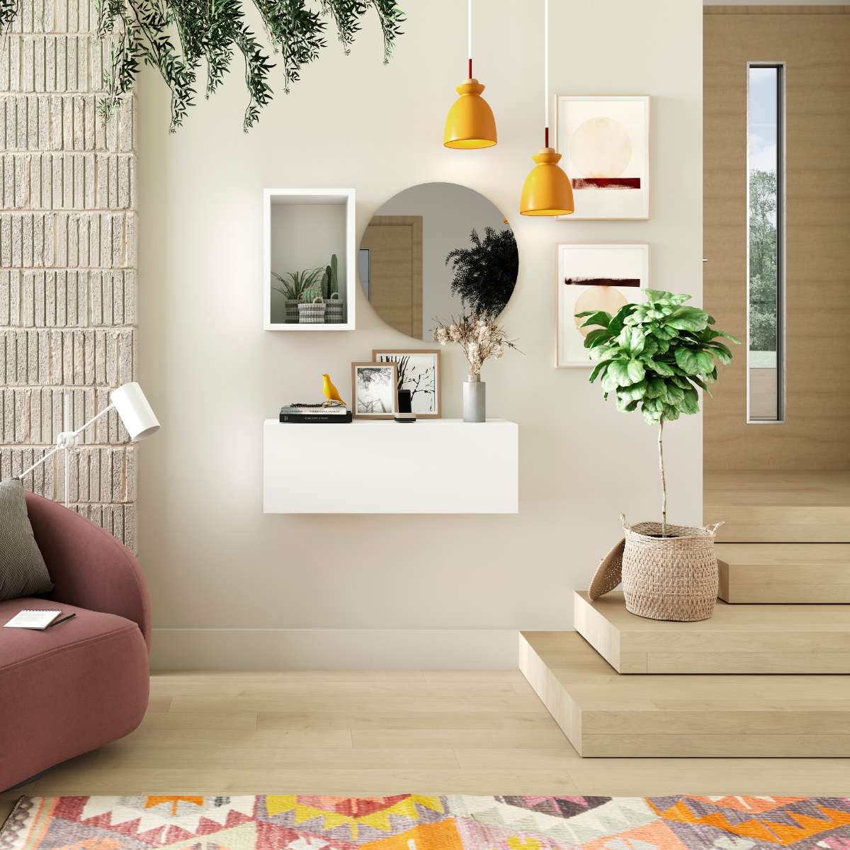 Recibidor de 90 cm 225