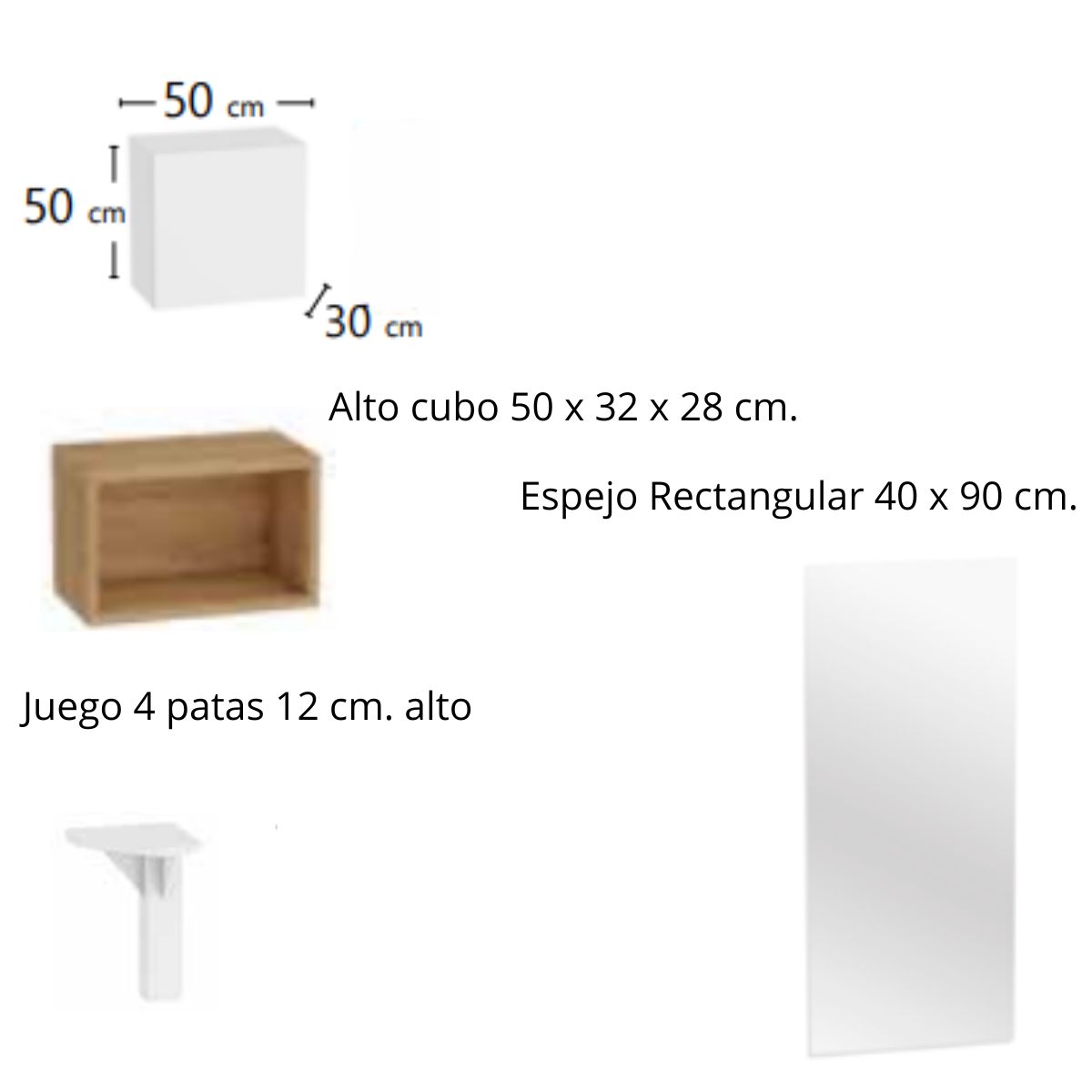 Recibidor de 100 cm 231