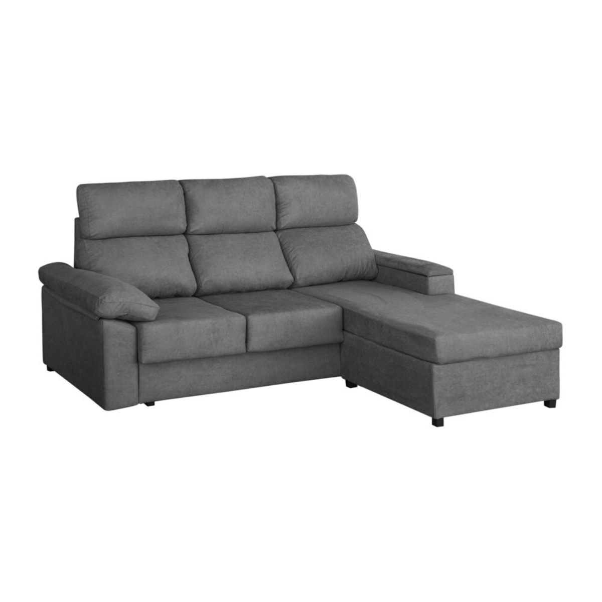 Chaiselongue tela c/gris DIANA 