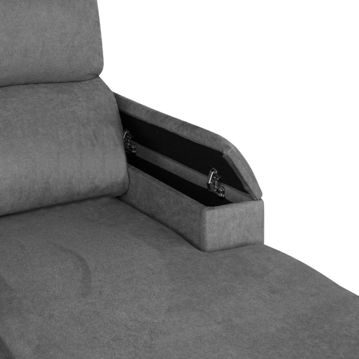 Chaiselongue tela c/gris DIANA 