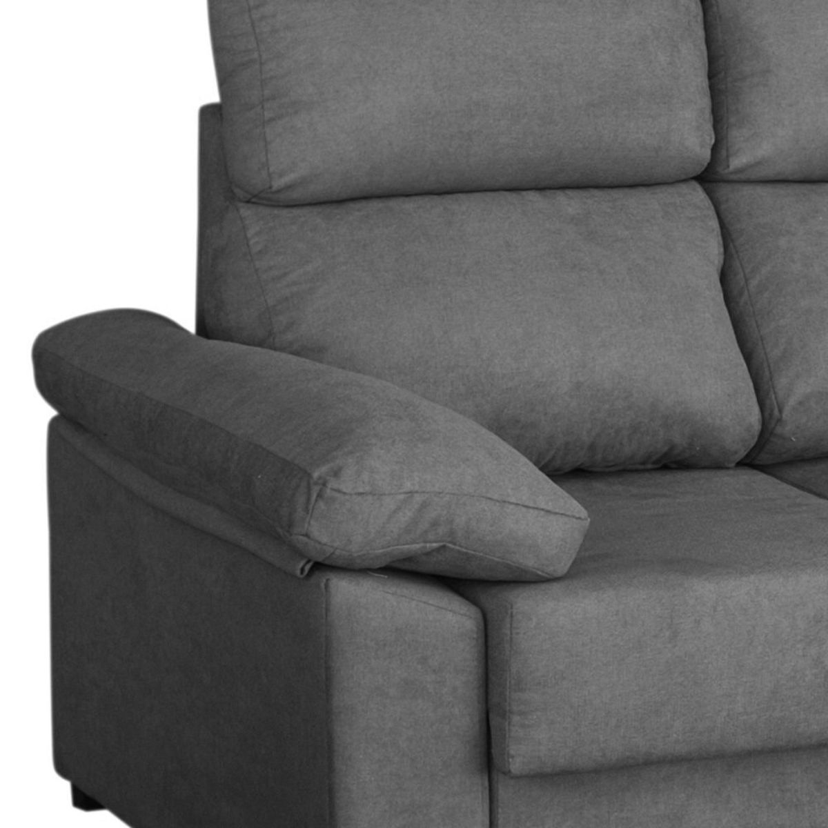 Chaiselongue tela c/gris DIANA 