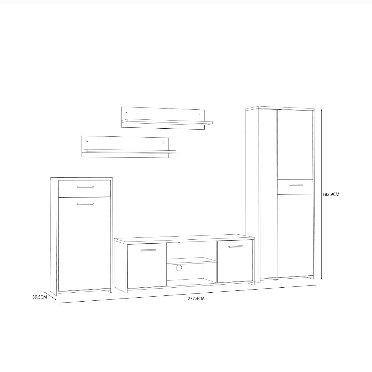 Composición salón PAOLO