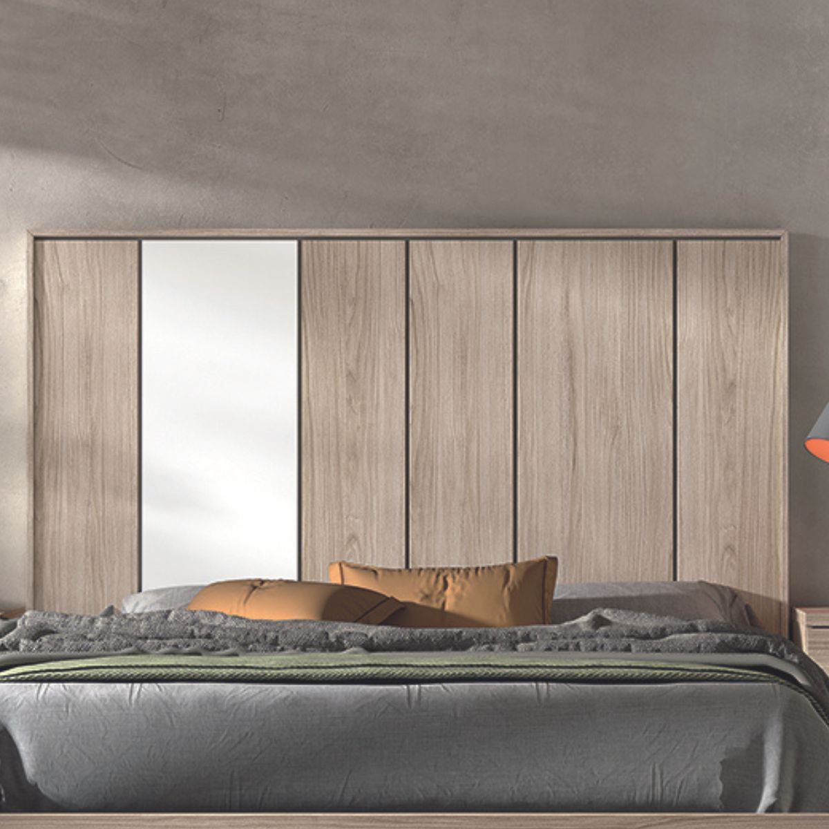 Cabecero y 2 mesitas MENDOL 17