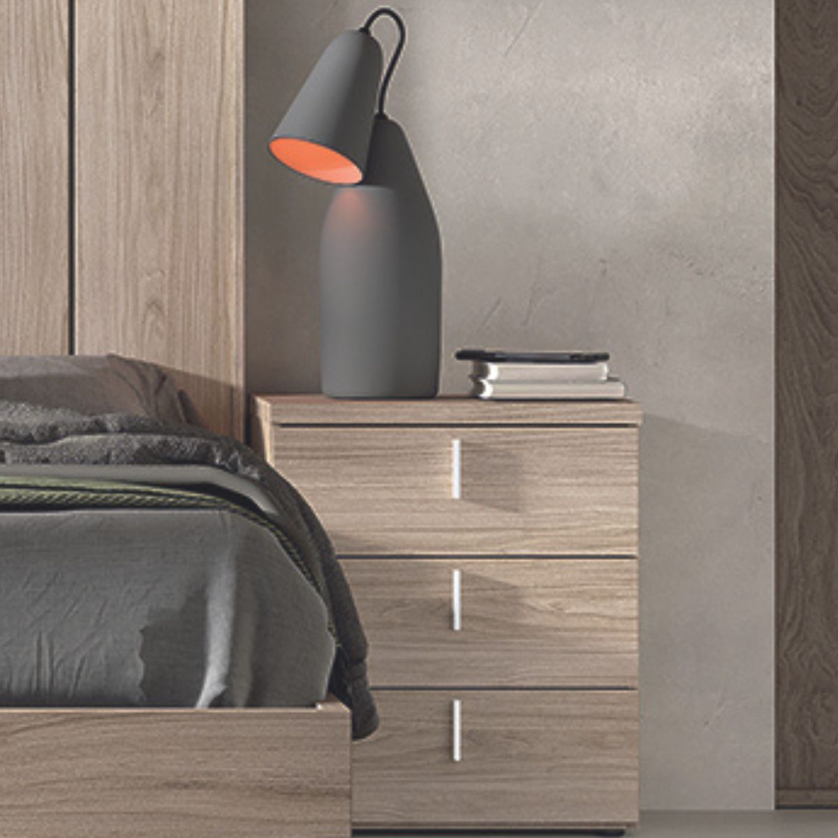 Cabecero y 2 mesitas MENDOL 17