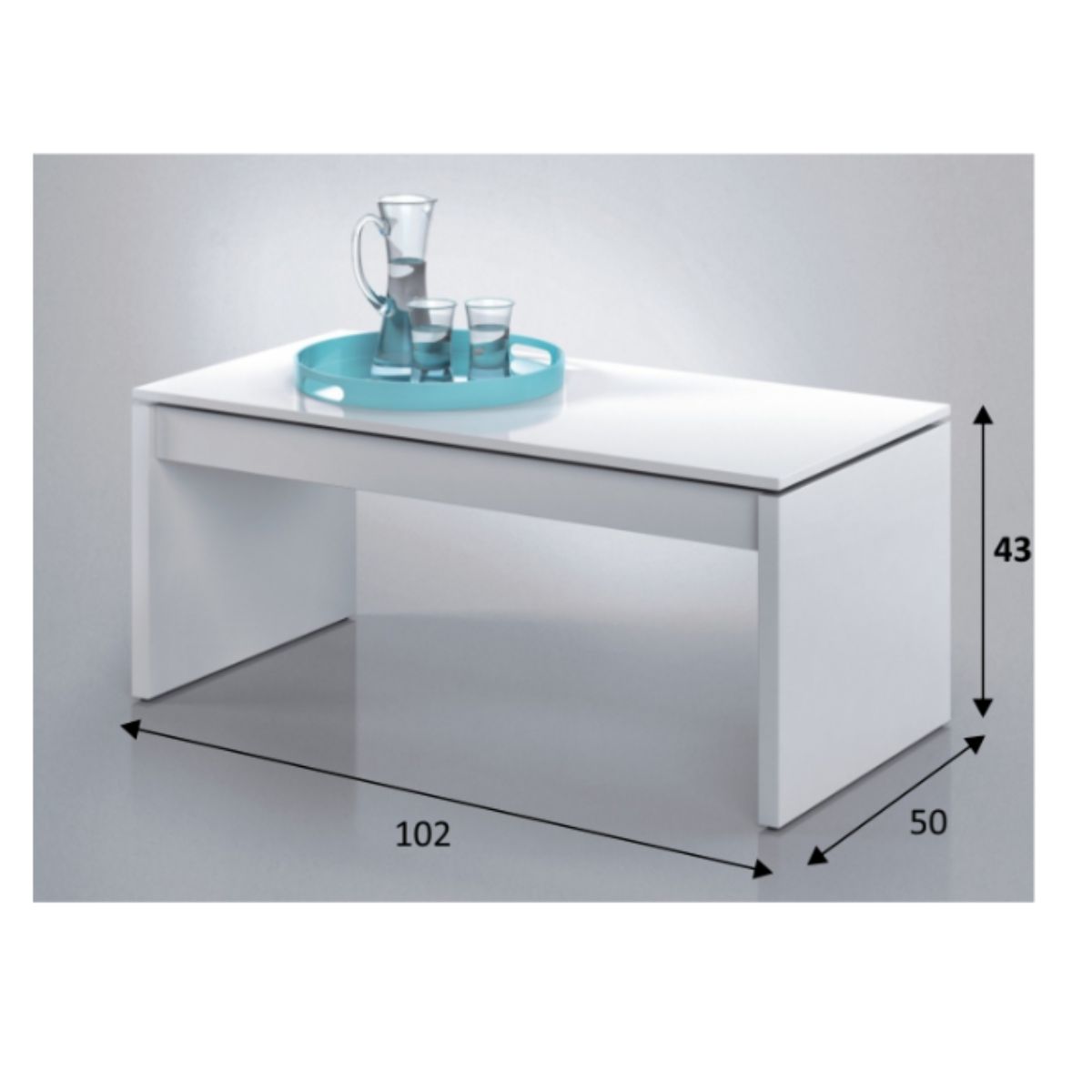 Mesa de centro elevable ATITUDE