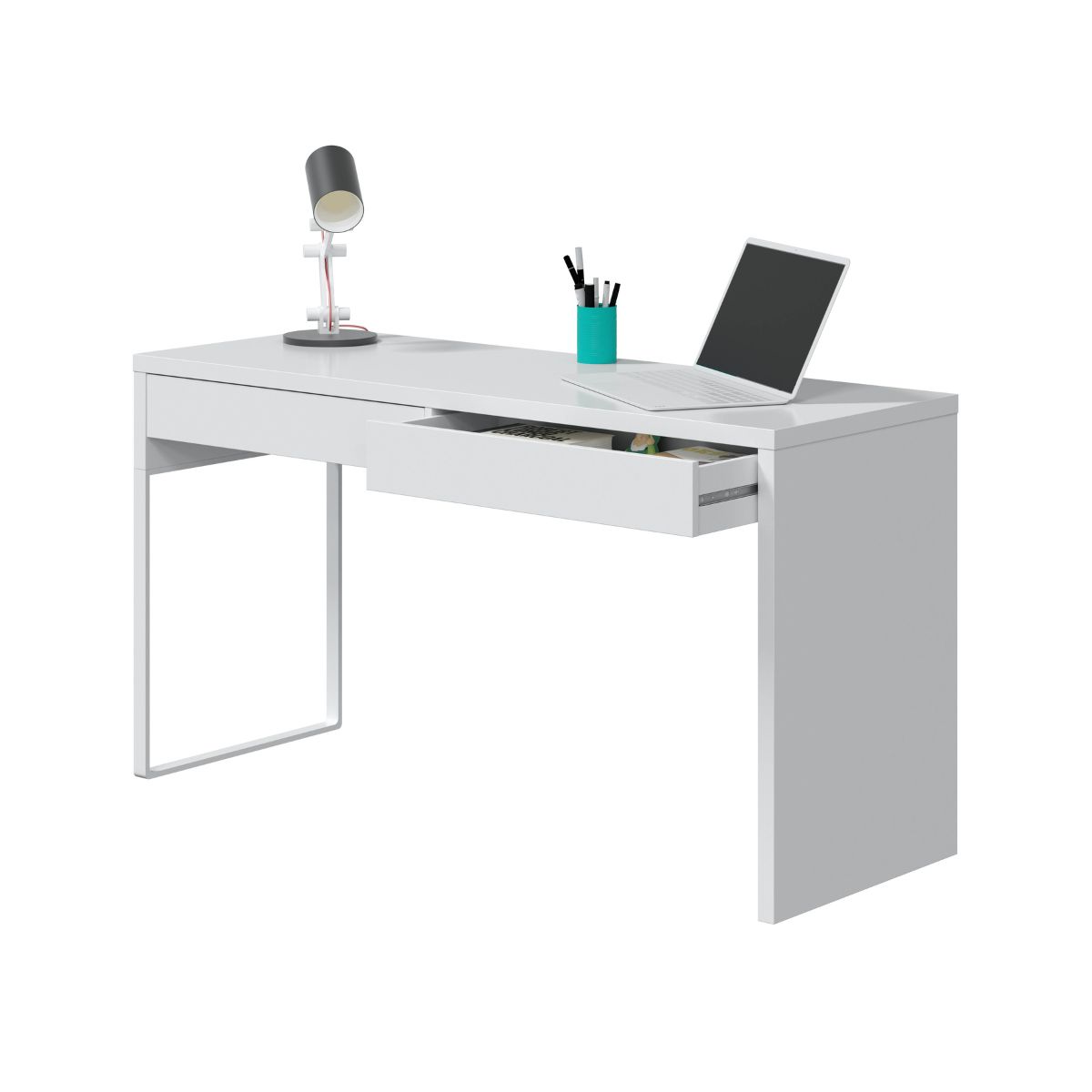 Mesa escritorio (reversible) BLANCA