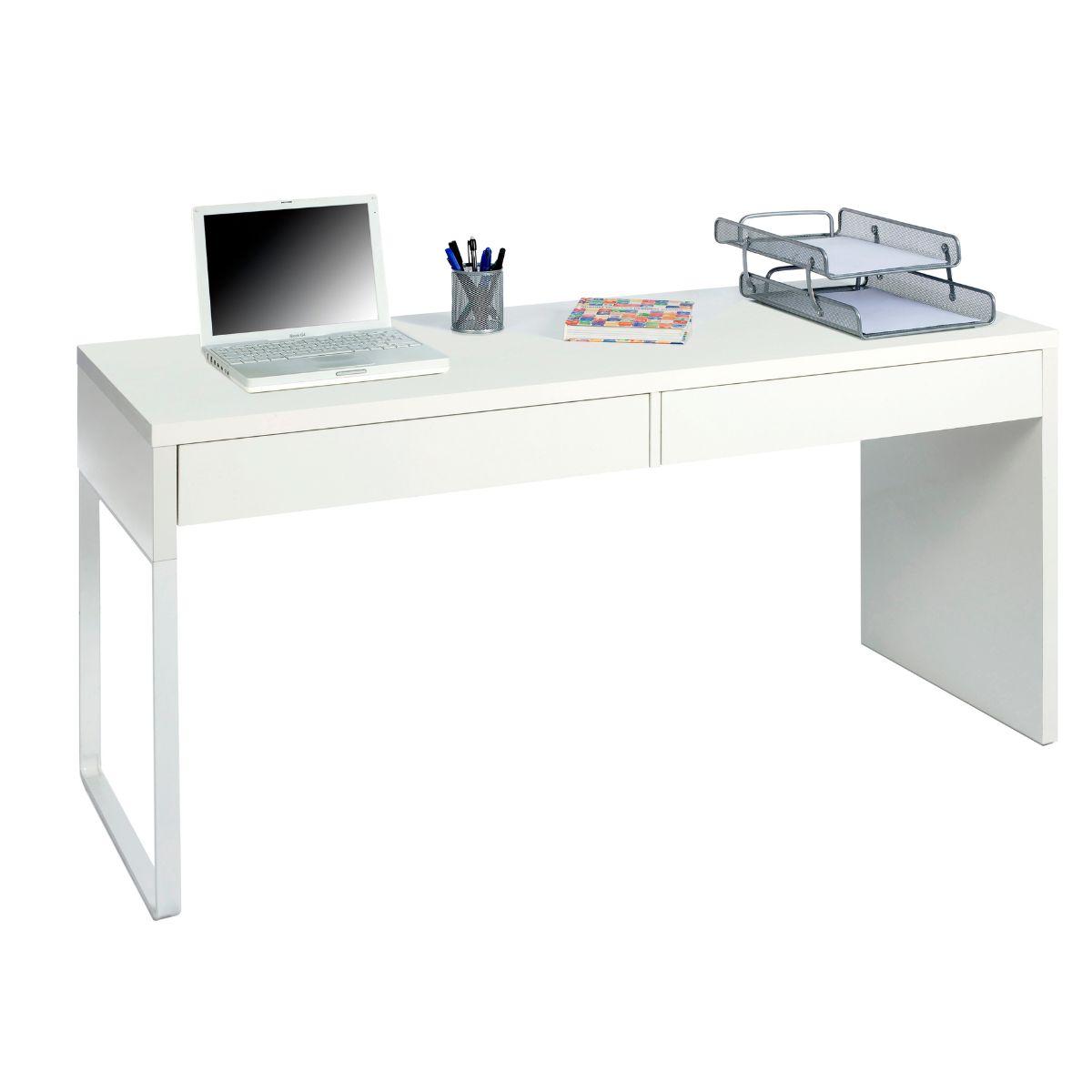 Mesa escritorio (reversible) BLANCA