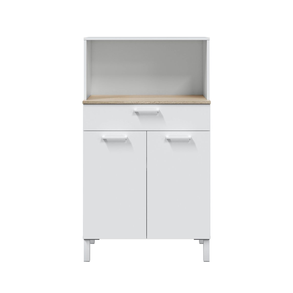 Mueble auxiliar cocina 2 puertas +1 cajón FLASH