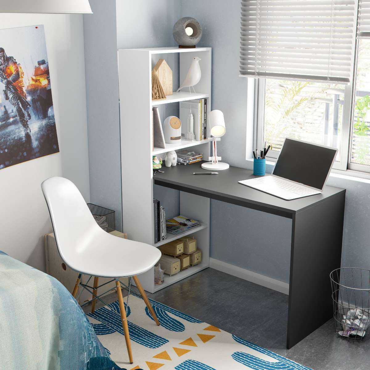  Mesa + estanteria MULTI PLUS