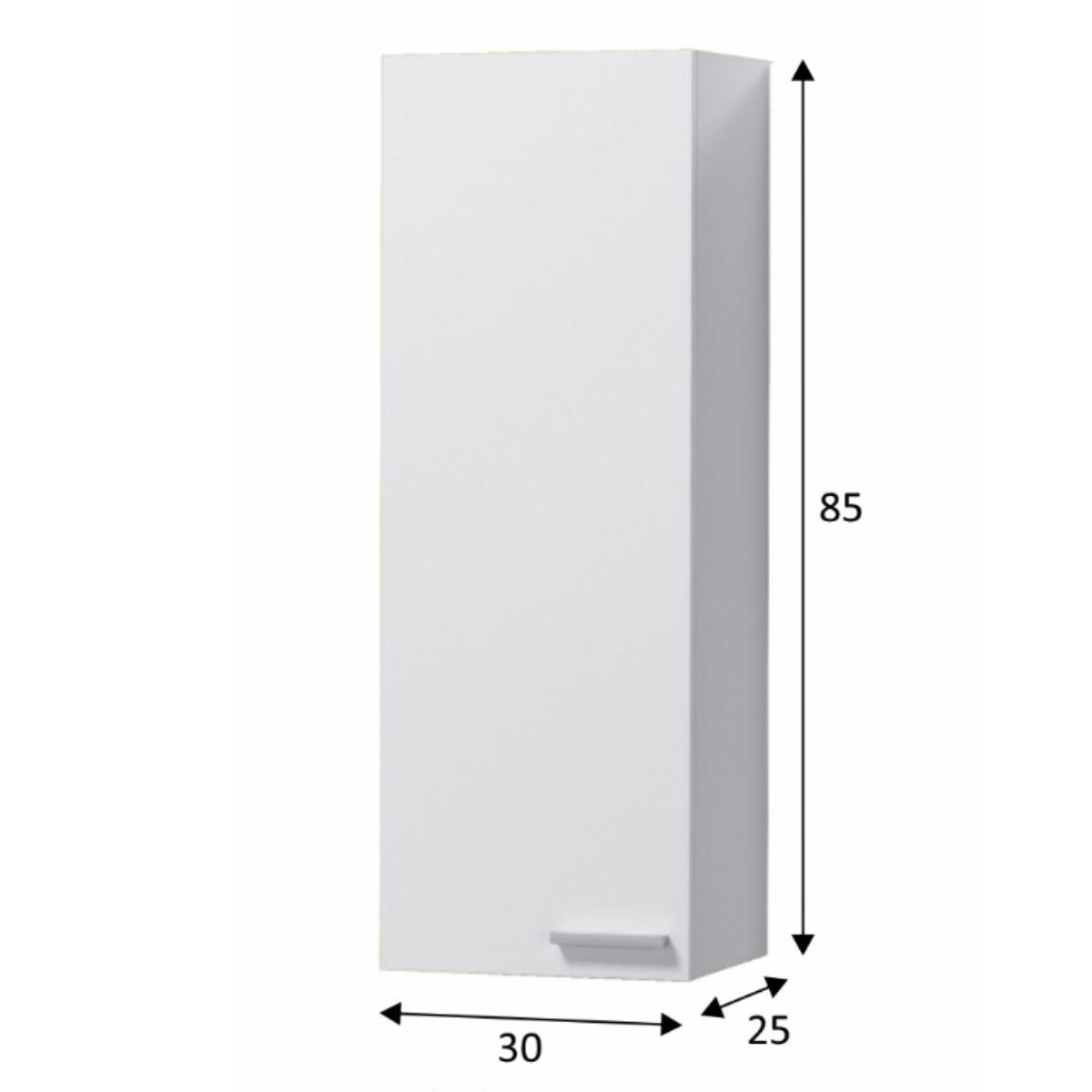 Columna baño 1 puerta suspendida KONCRET