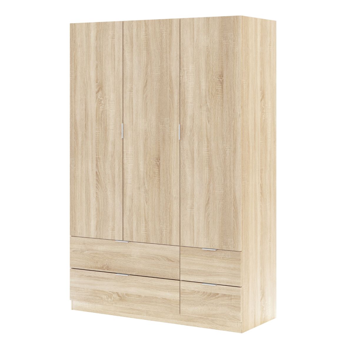 Armario 3 puertas + 4 cajones LC