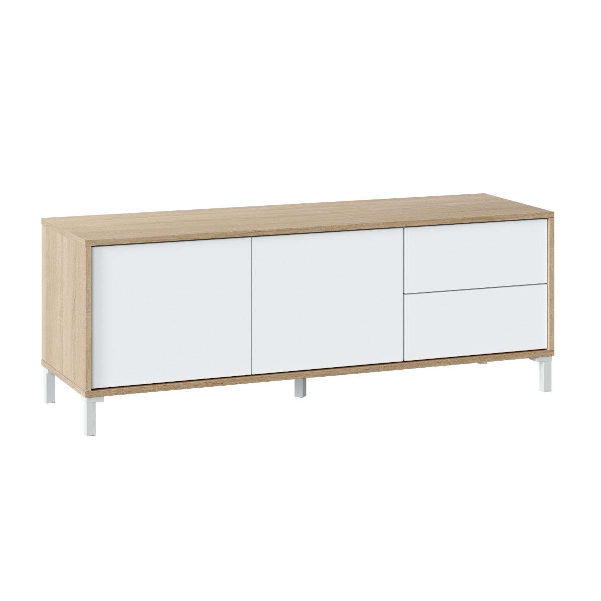 Mueble tv 2 puertas + 2 cajones NODA PLUS