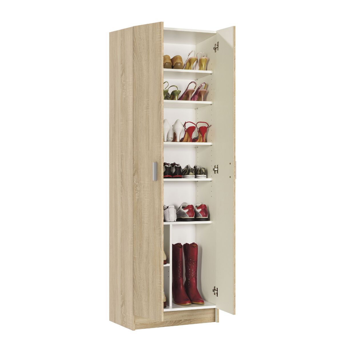 Armario 2 puertas con estantes BLUSS