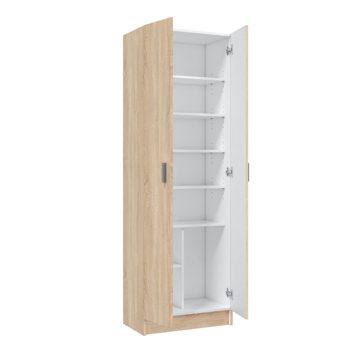 Armario 2 puertas con estantes BLUSS