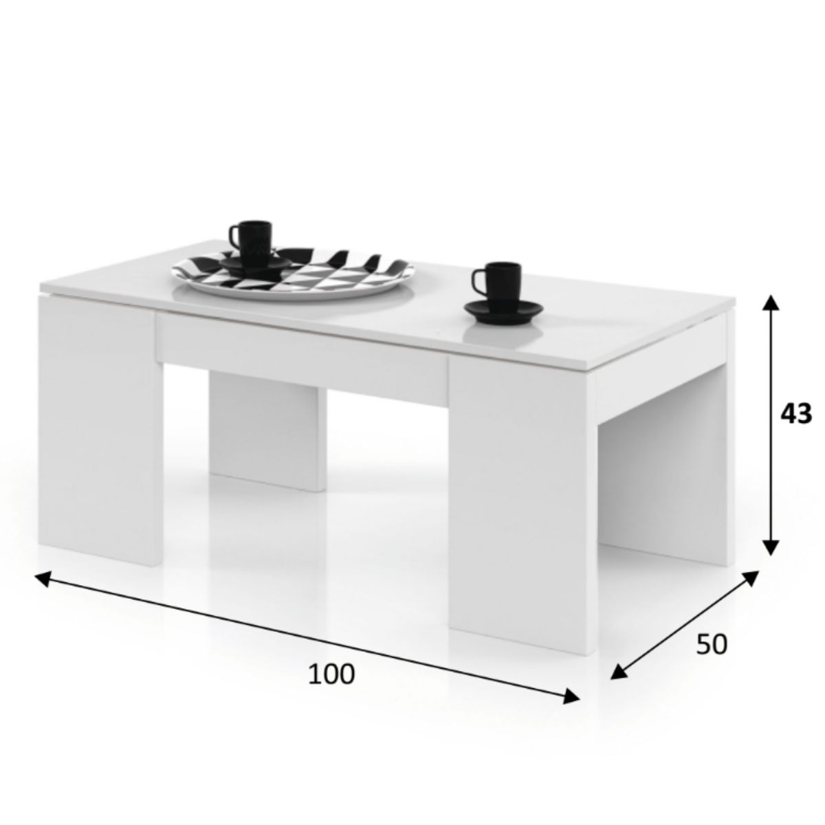 Mesa de centro elevable FLIP