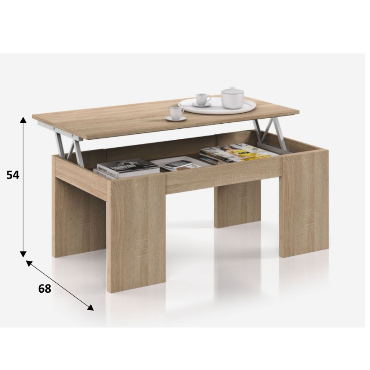 Mesa de centro elevable FLIP
