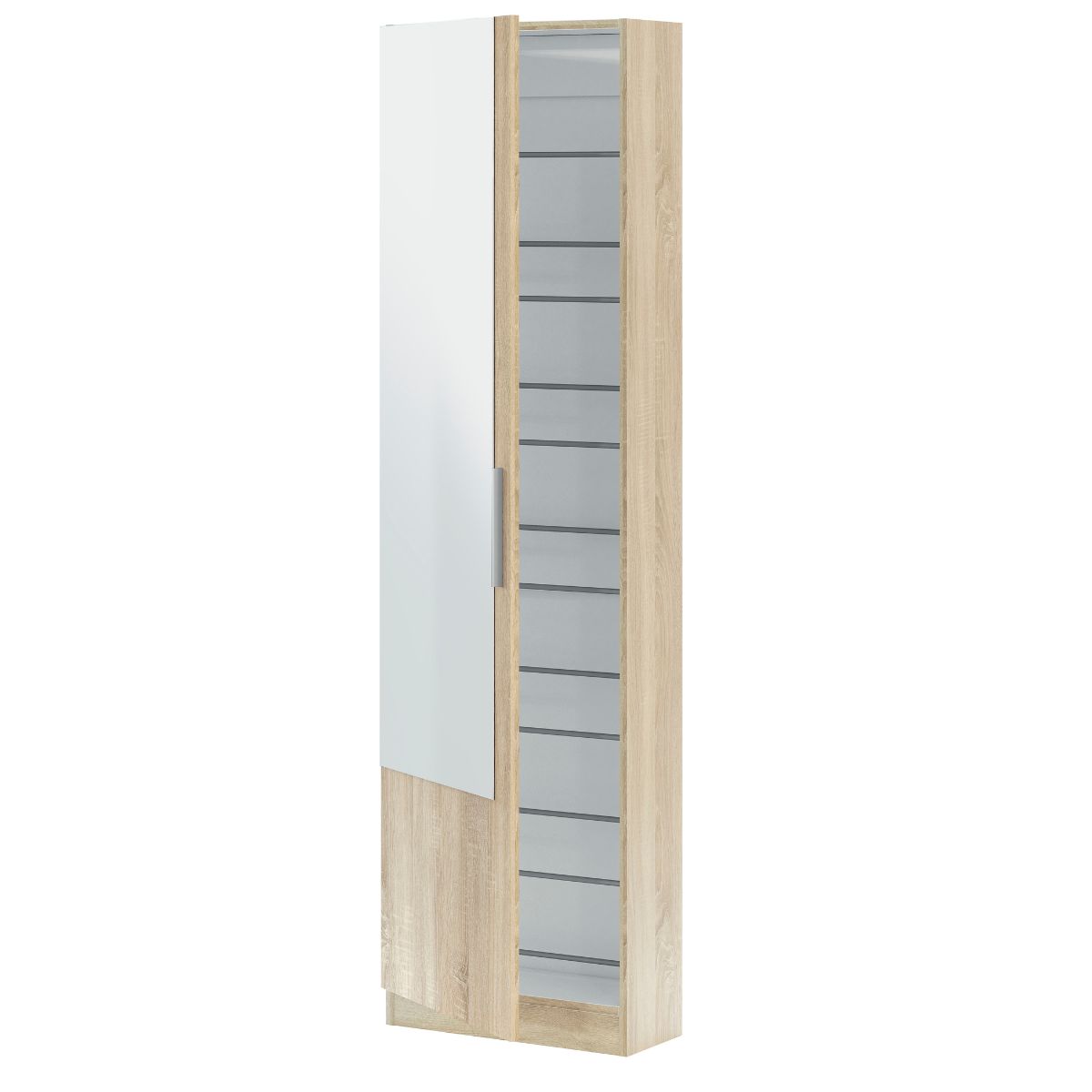 Zapatero 1 puerta + espejo (6 alturas-12 varillas) GOTUS