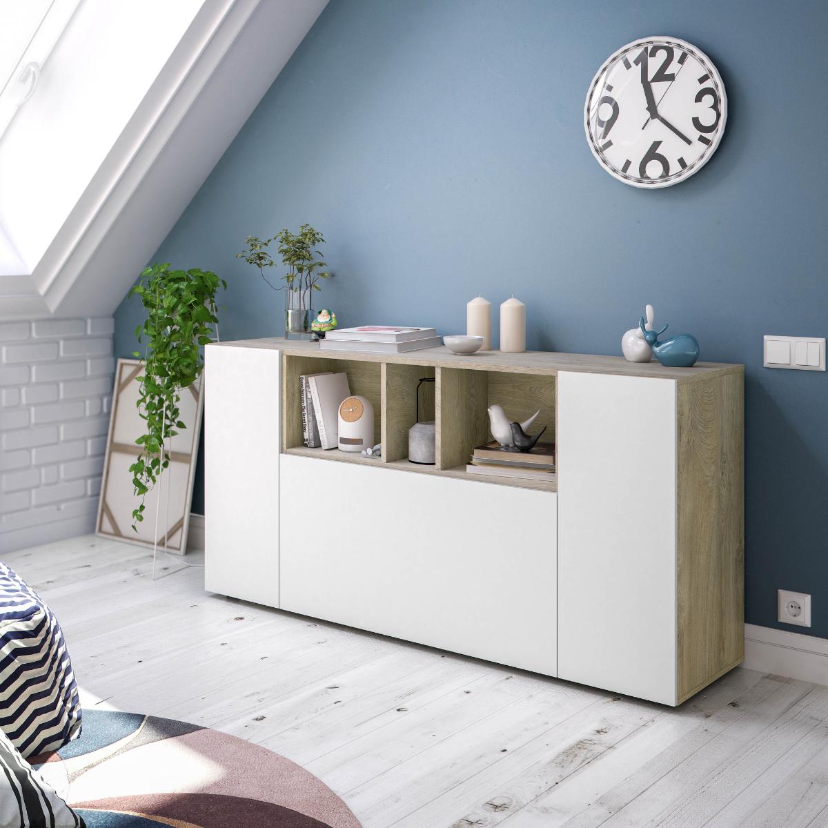 Aparador 3 puertas + hueco celdas MIKA