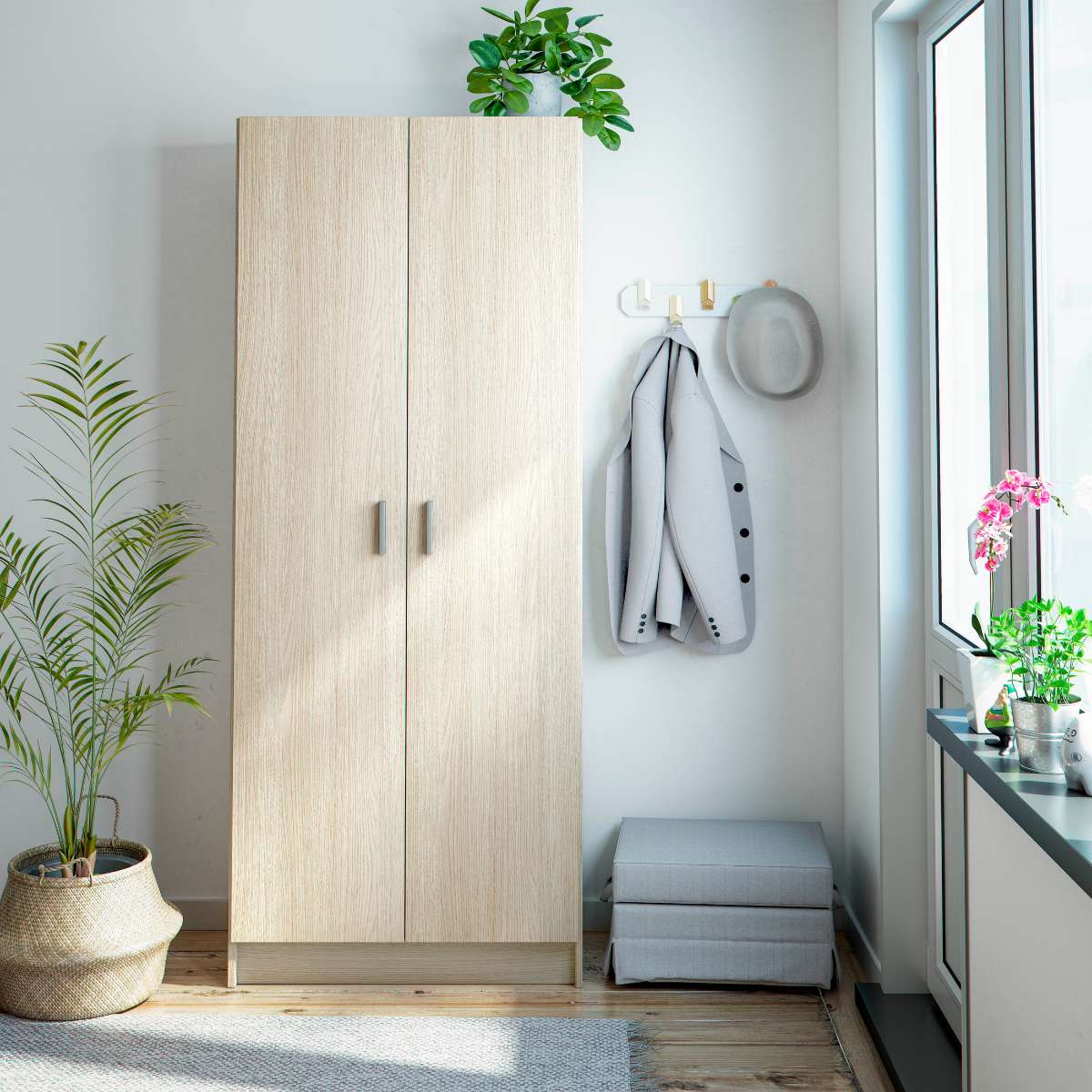 Armario 2 puertas escobero BLUSS