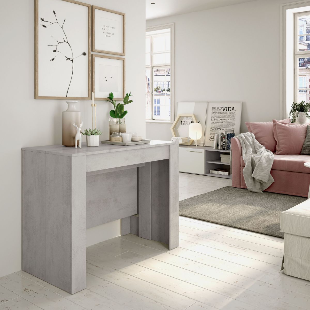 Consola de comedor extensible  90 x 50 / 237 DOFFER