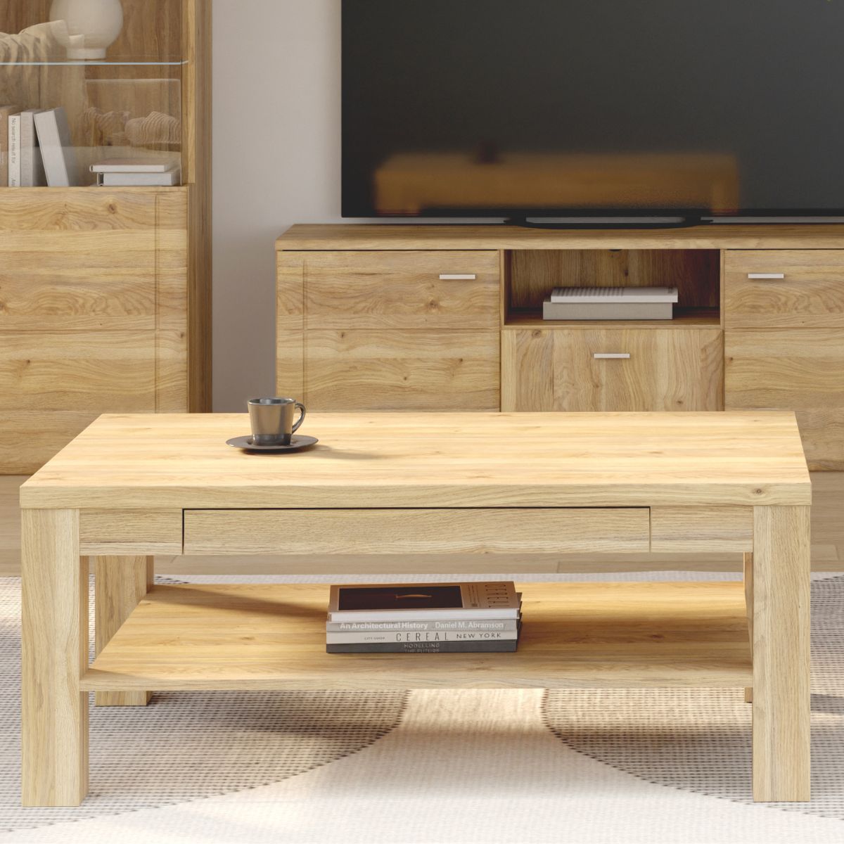 mesa de centro fija 1c TRIANA