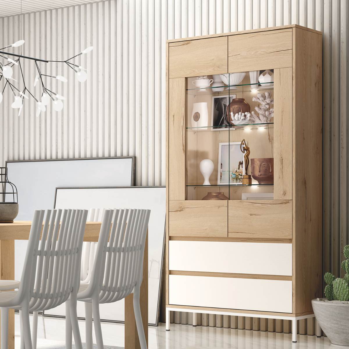 vitrina 2p y 2c  KOBA 90