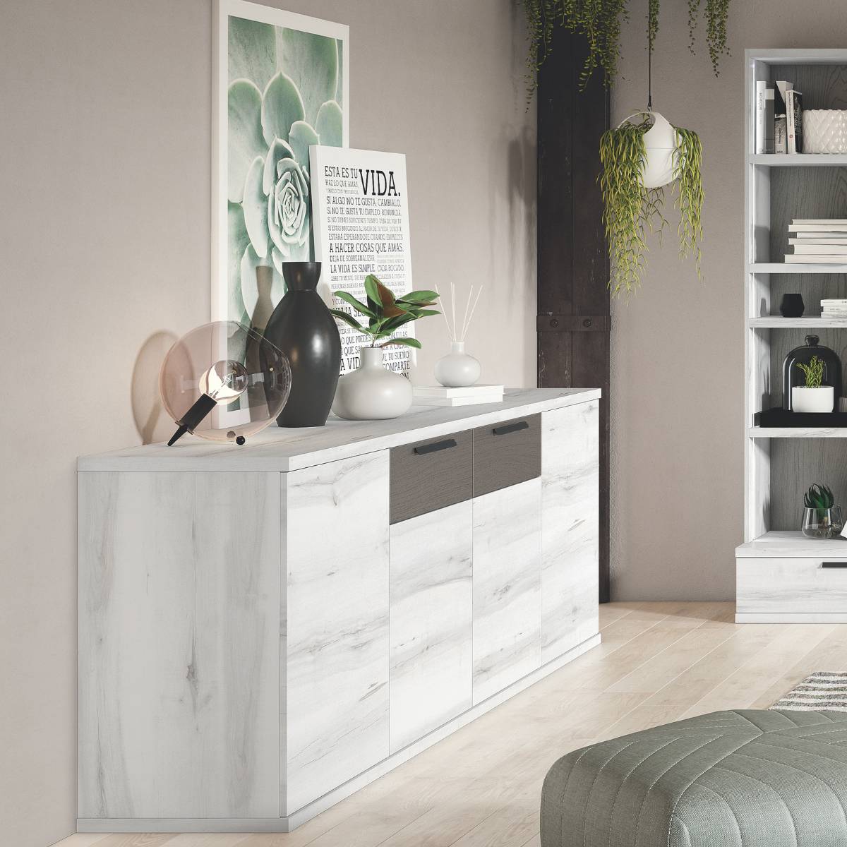 aparador 4p y 2c DAVOL 101