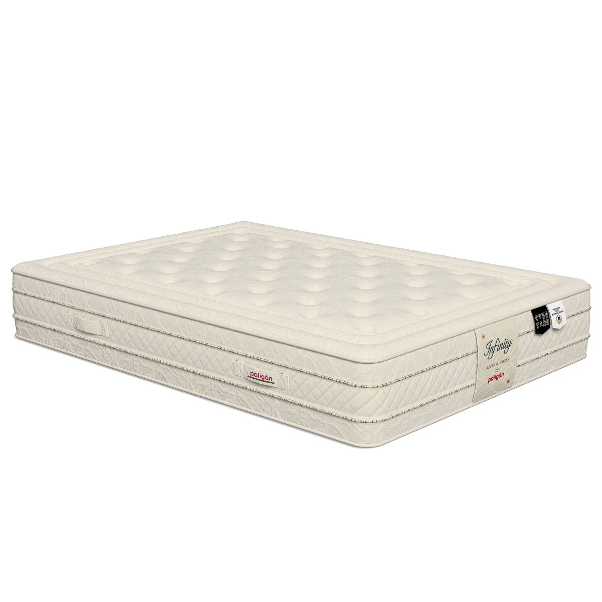 colchon latex+ visco + muelles KILPAN