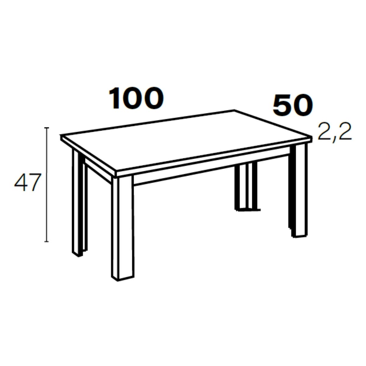 Mesa de centro elevable M604