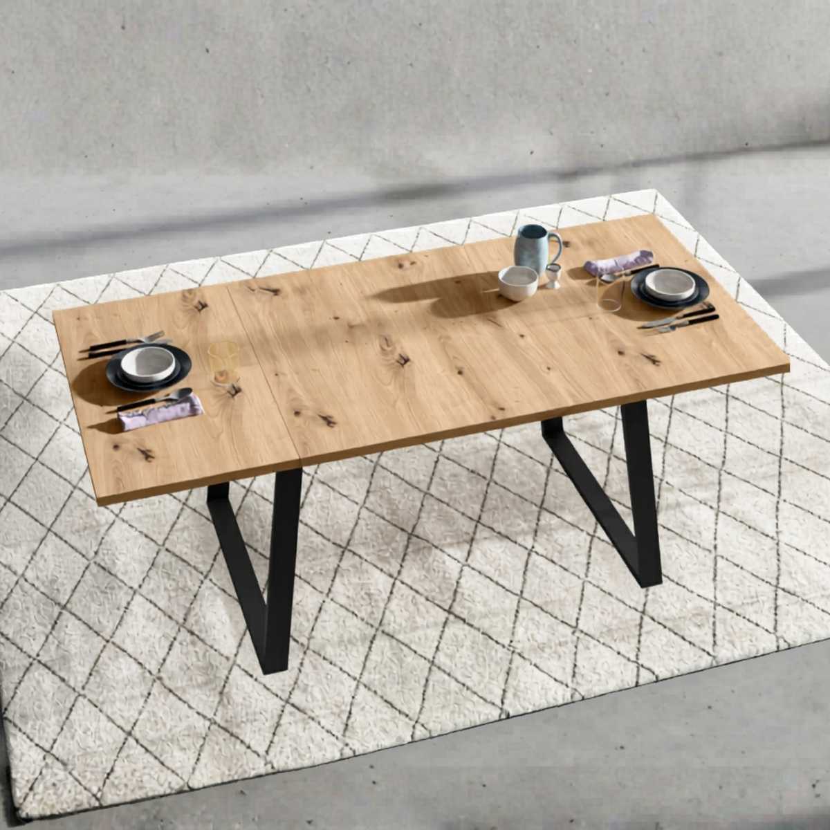 Mesa comedor rectangular 800