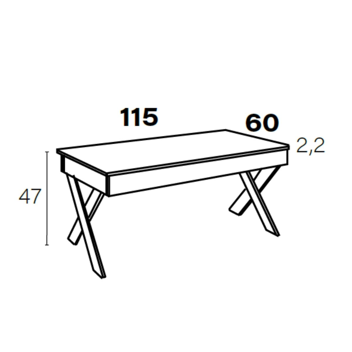 Mesa de centro elevable M831