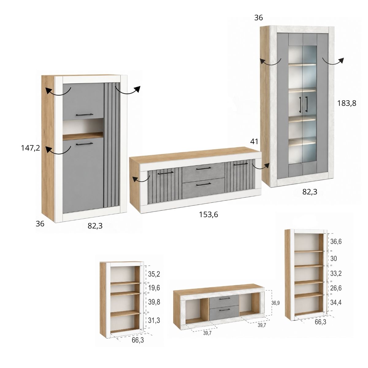 Composición de salón KAUNA 20