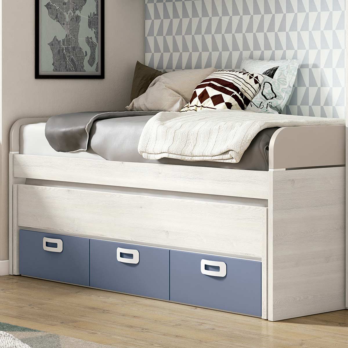 Compacto 2 camas modelo JOVEN 12