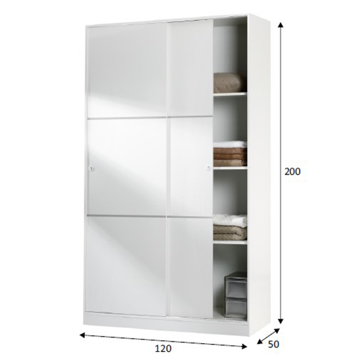 Armario 2 puertas PORLAN