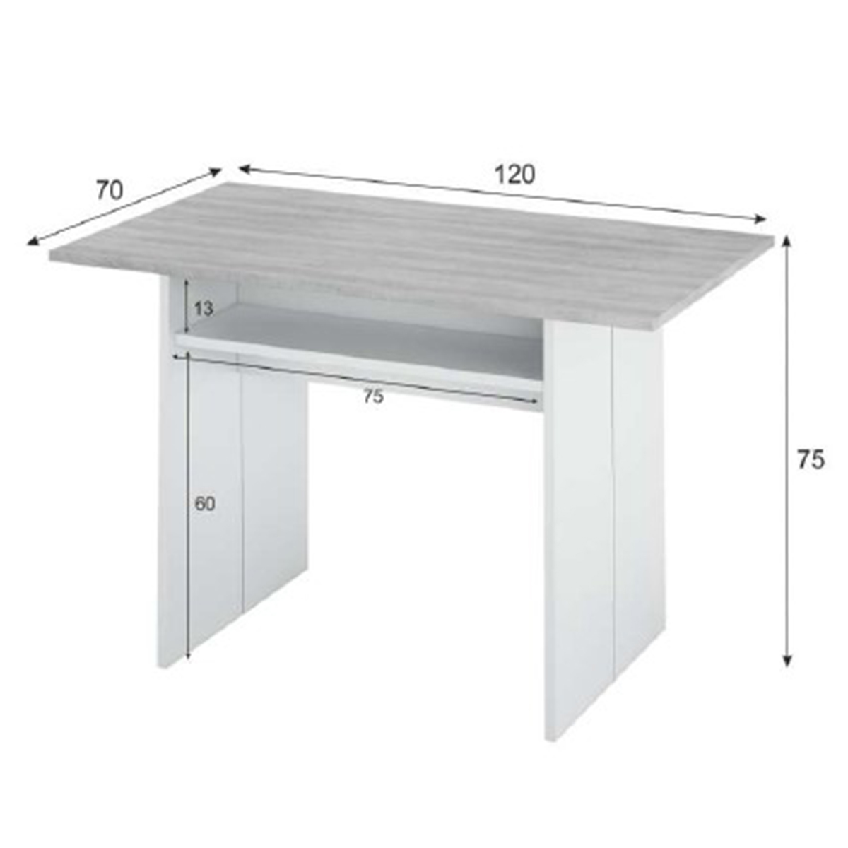 Mesa extensible cocina OGGI