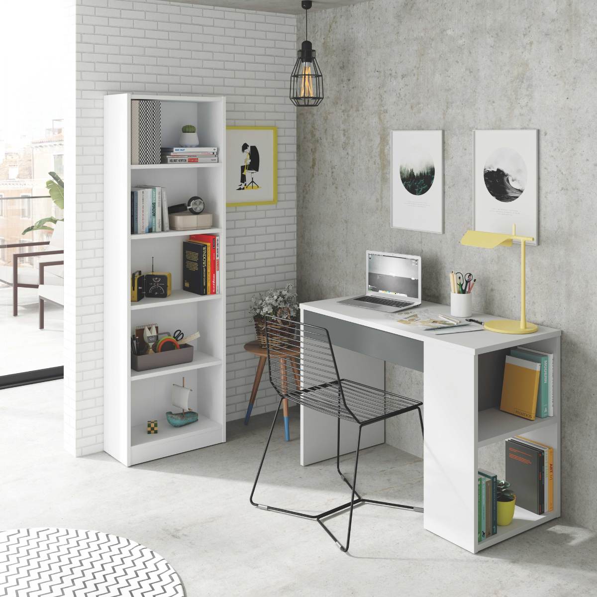 Mesa de estudio 1 cajón 101 cm.  OTI