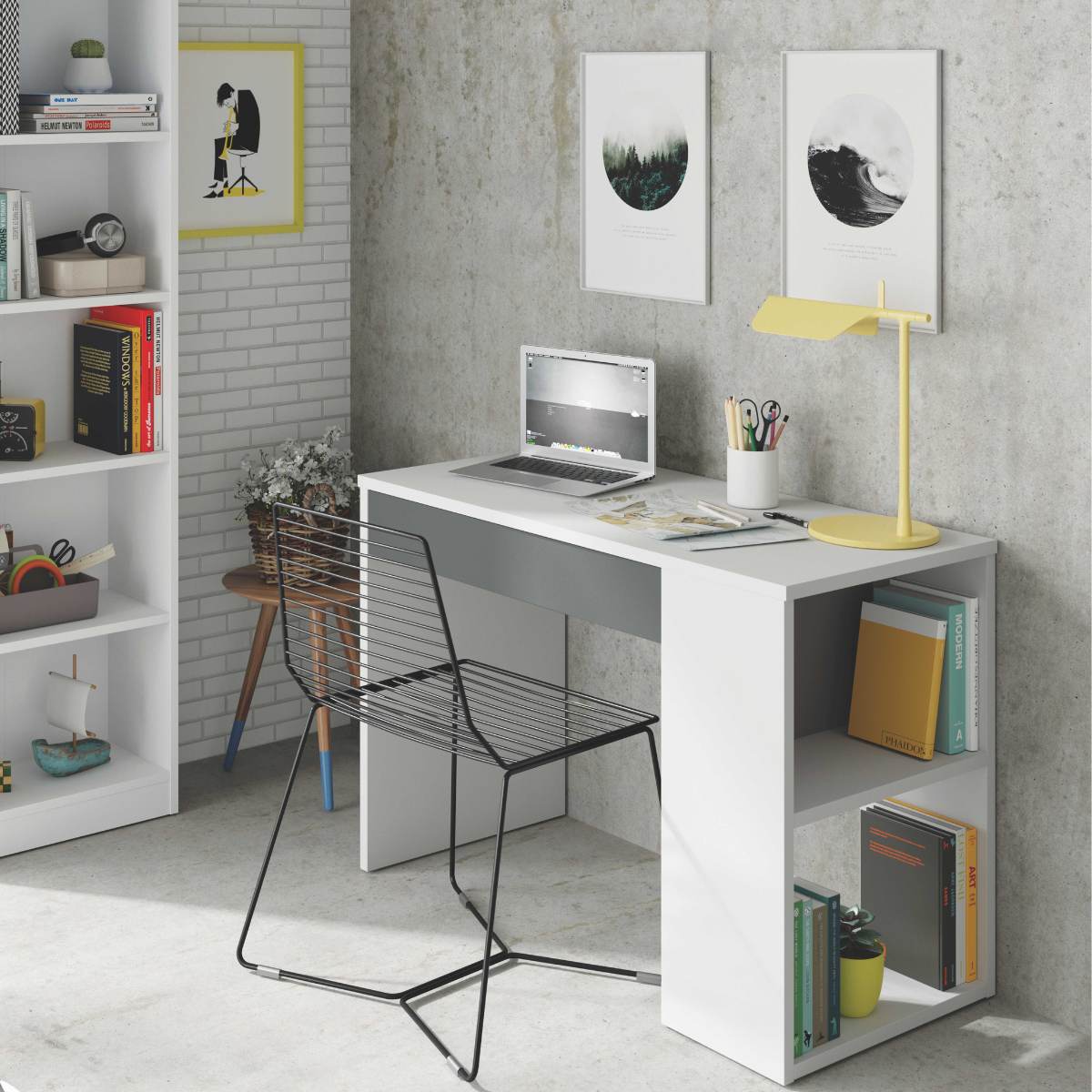 Mesa de estudio 1 cajón 101 cm.  OTI