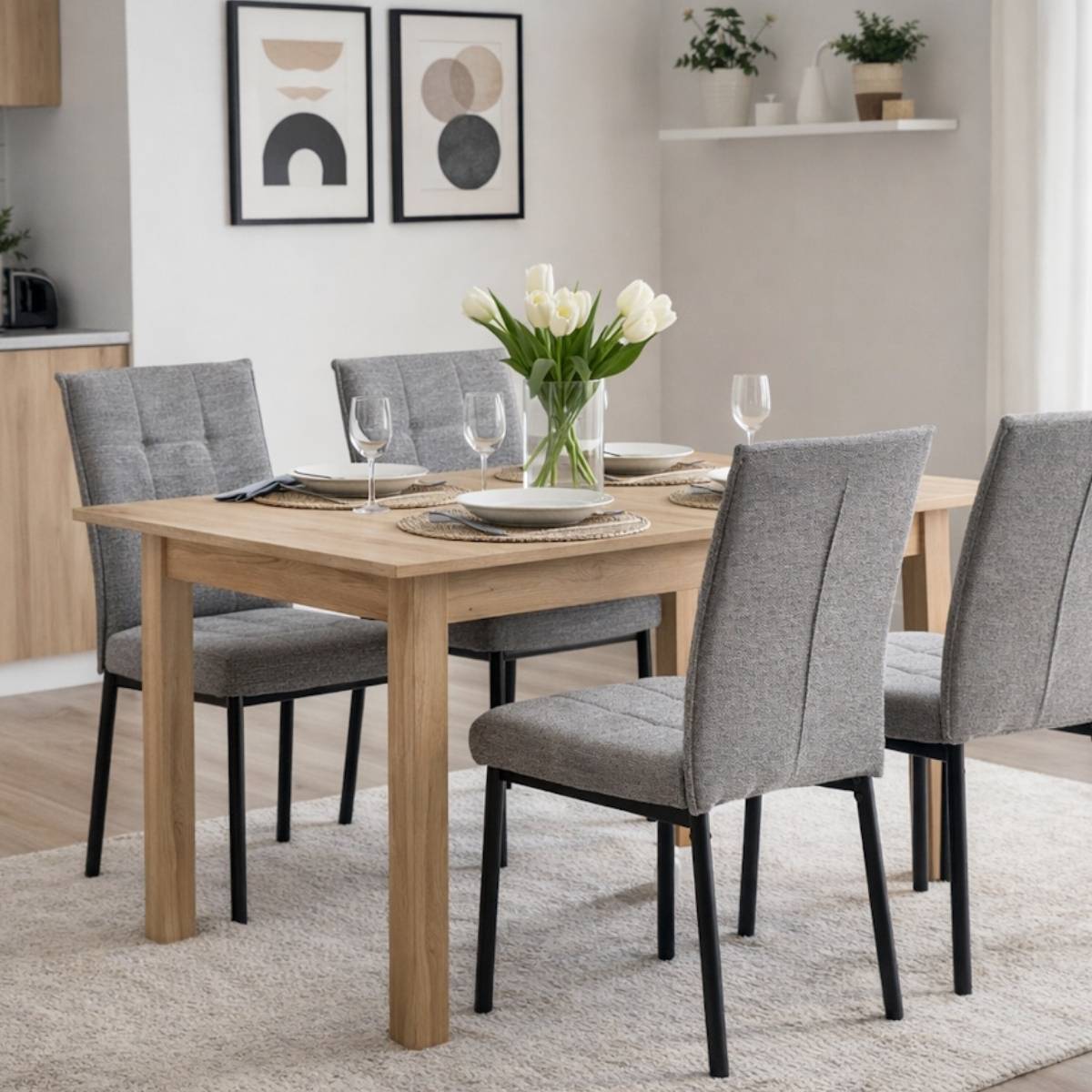Mesa comedor extensible NORUEGA