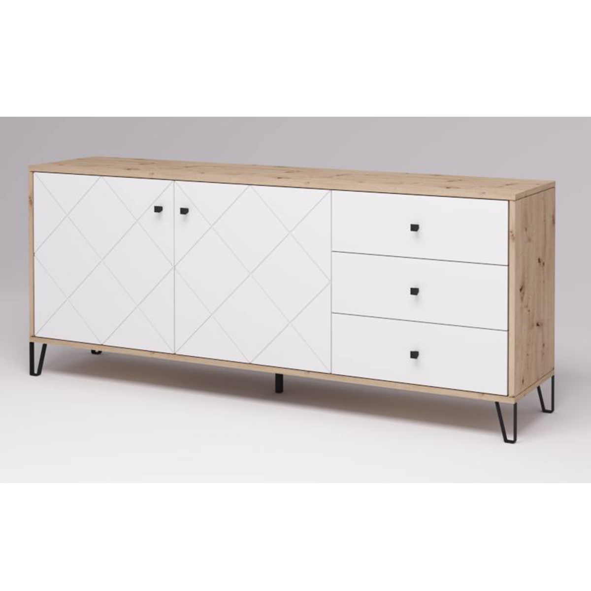 Aparador 2 puertas, 3 cajones BILBAO 