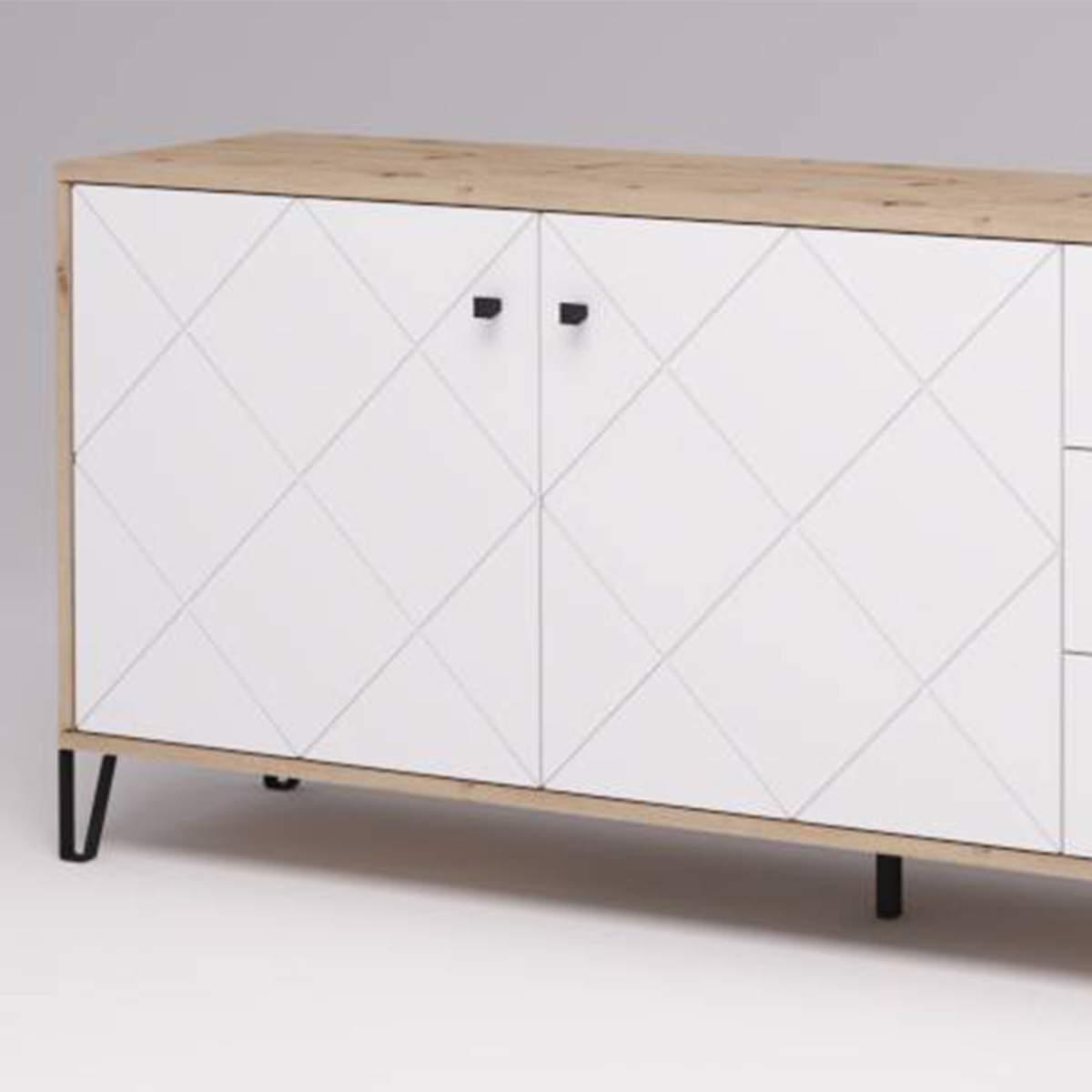 Aparador 2 puertas, 3 cajones BILBAO 