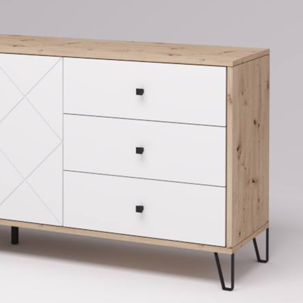 Aparador 2 puertas, 3 cajones BILBAO 