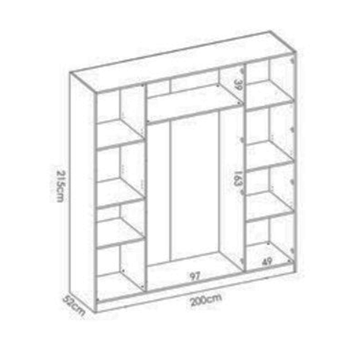 Armario con 4 puertas MAX 103