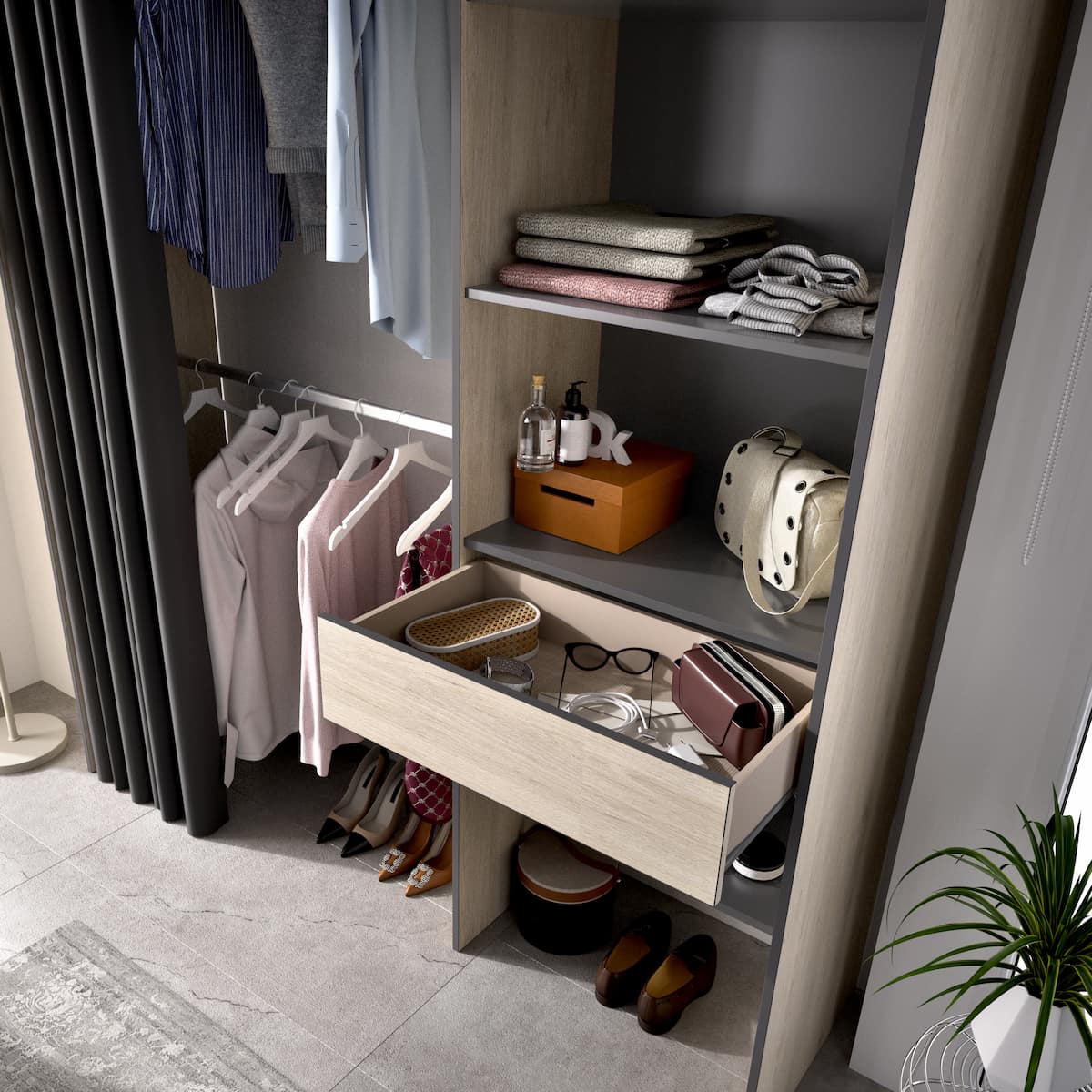 Vestidor 160 cm CLOT 103