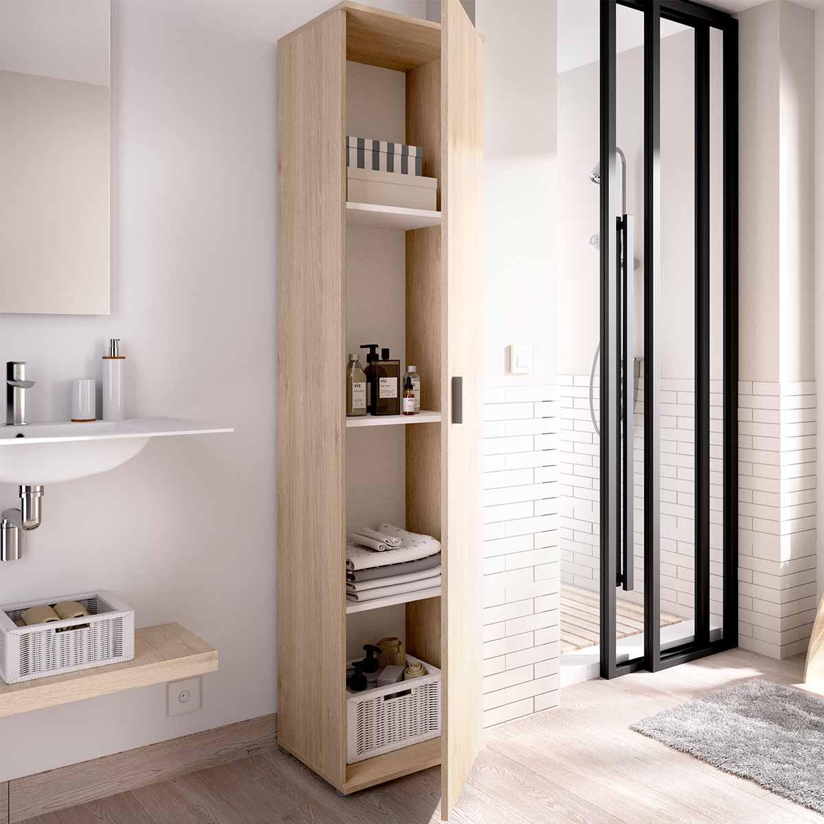 Armario multiusos 1 puerta MULTI 114